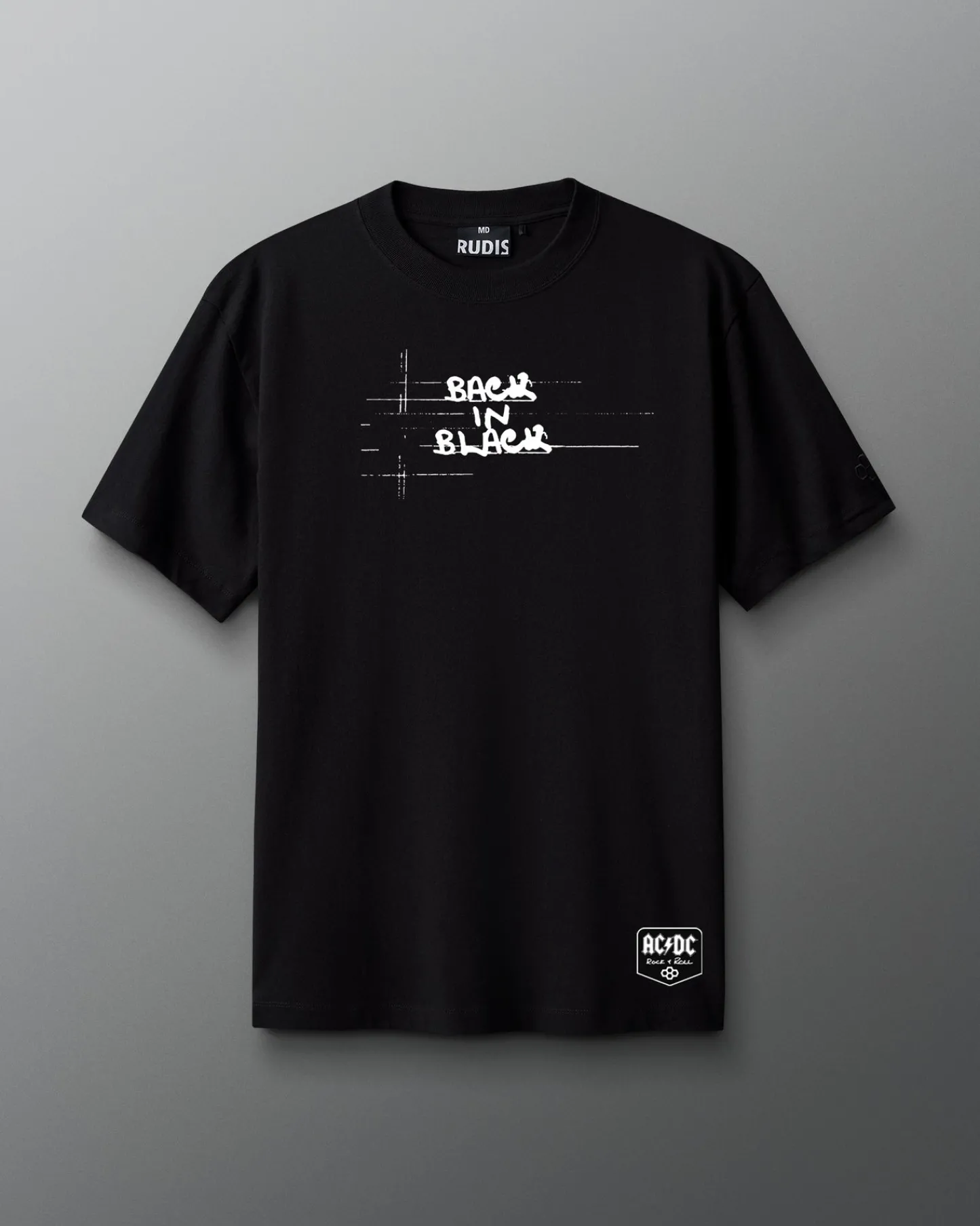 Shirts & Tees|Shirts & Tees>RUDIS AC/DC Back in Angus Young Heavyweight T-Shirt Black