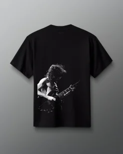 Shirts & Tees|Shirts & Tees>RUDIS AC/DC Back in Angus Young Heavyweight T-Shirt Black