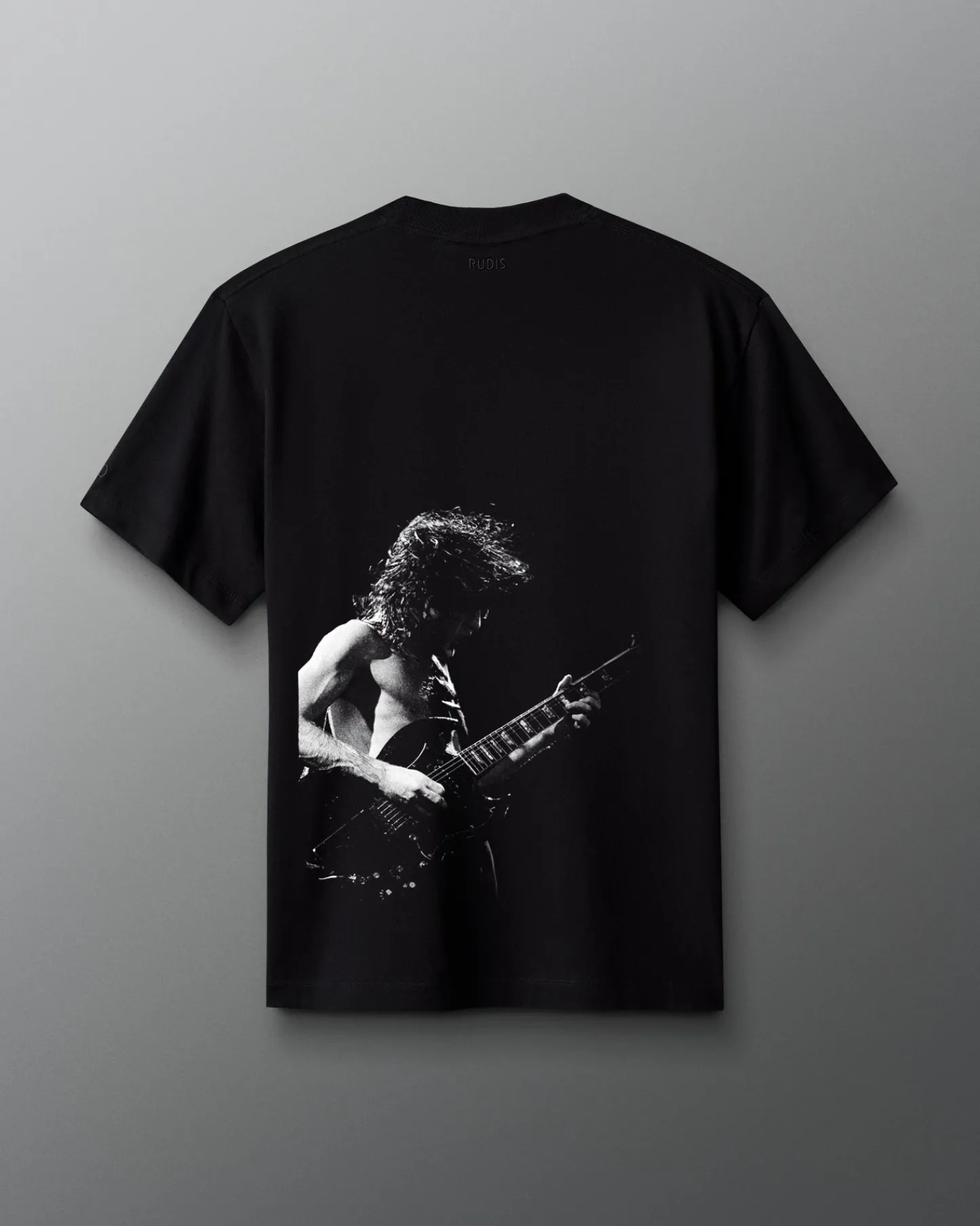 Shirts & Tees|Shirts & Tees>RUDIS AC/DC Back in Angus Young Heavyweight T-Shirt Black
