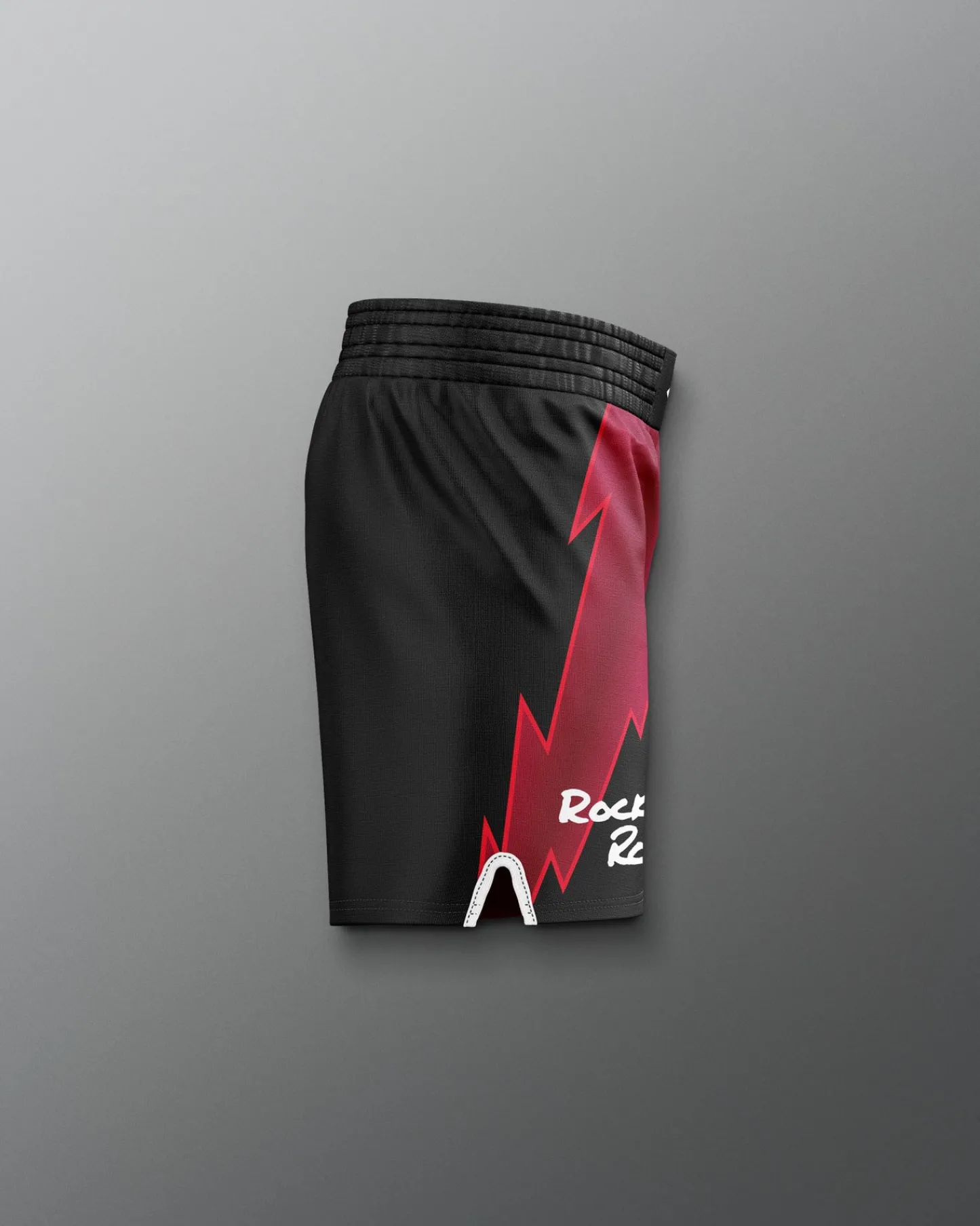 Shorts & Bottoms|Shorts & Bottoms>RUDIS AC/DC Rock & Roll Sublimated Shorts Black