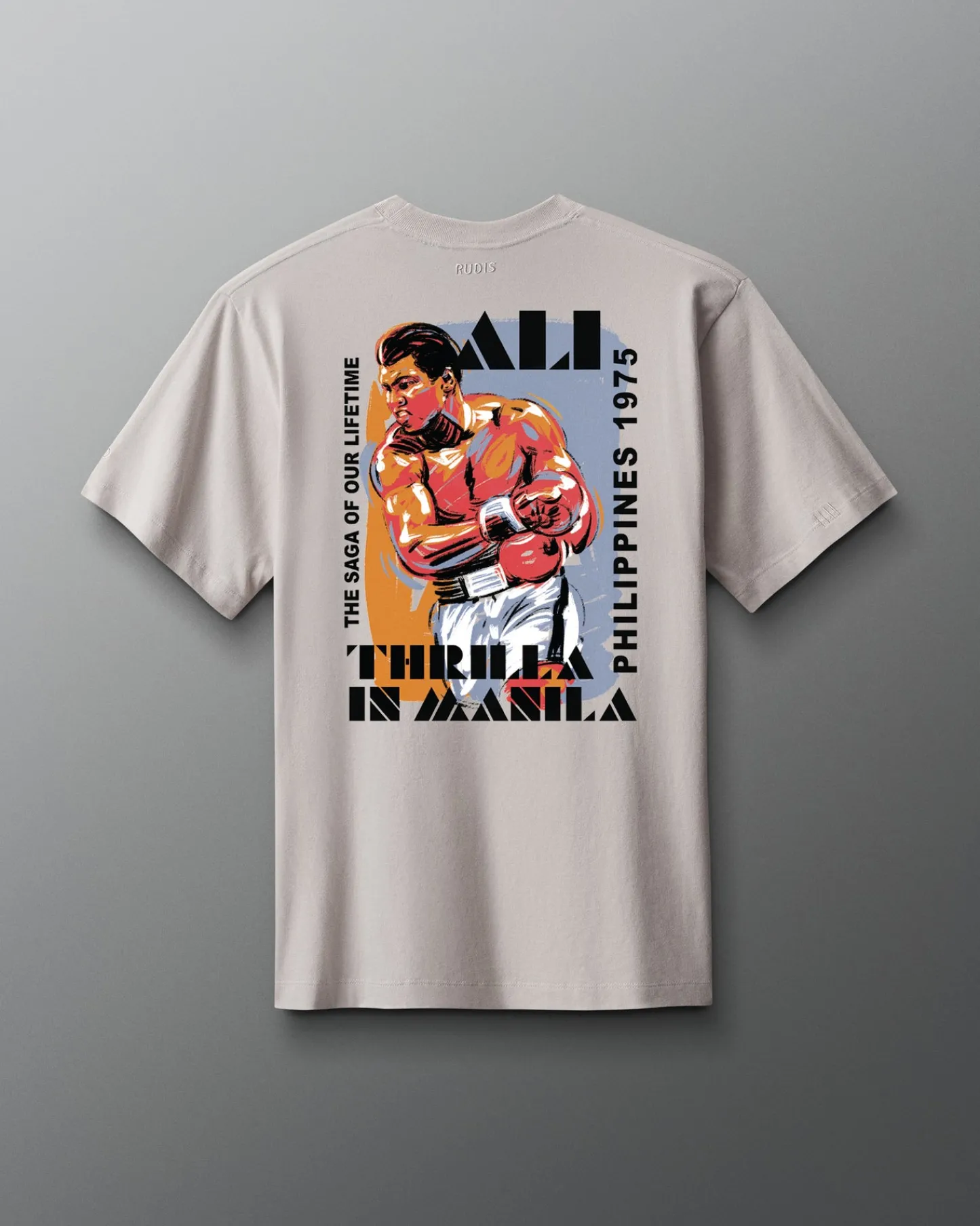 Shirts & Tees|Shirts & Tees>RUDIS Ali Fight of the Century Heavyweight T-Shirt Cream