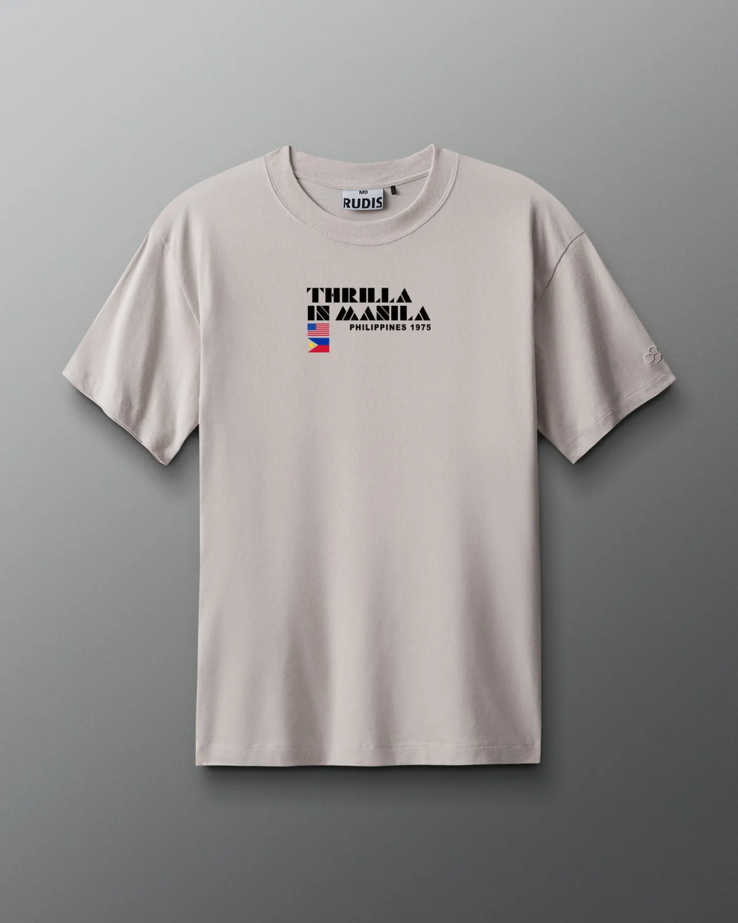Shirts & Tees|Shirts & Tees>RUDIS Ali Fight of the Century Heavyweight T-Shirt Cream