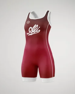 Singlets|Singlets>RUDIS Ali G.O.A.T. Legacy Girl's Elite Singlet Red