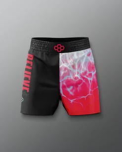 Shorts & Bottoms|Shorts & Bottoms>RUDIS Believe Lightning Sublimated Elite Shorts Black/Red