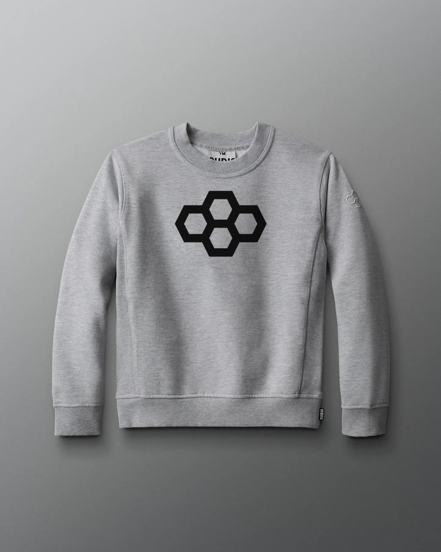 Hoodies & Pullovers>RUDIS Big Hex Youth Crewneck