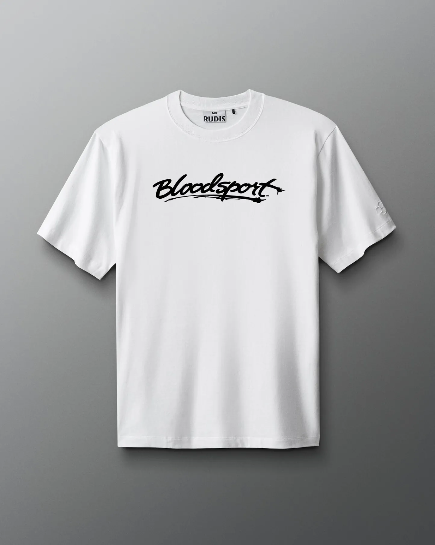Shirts & Tees|Shirts & Tees>RUDIS Bloodsport Logo Heavyweight T-Shirt White