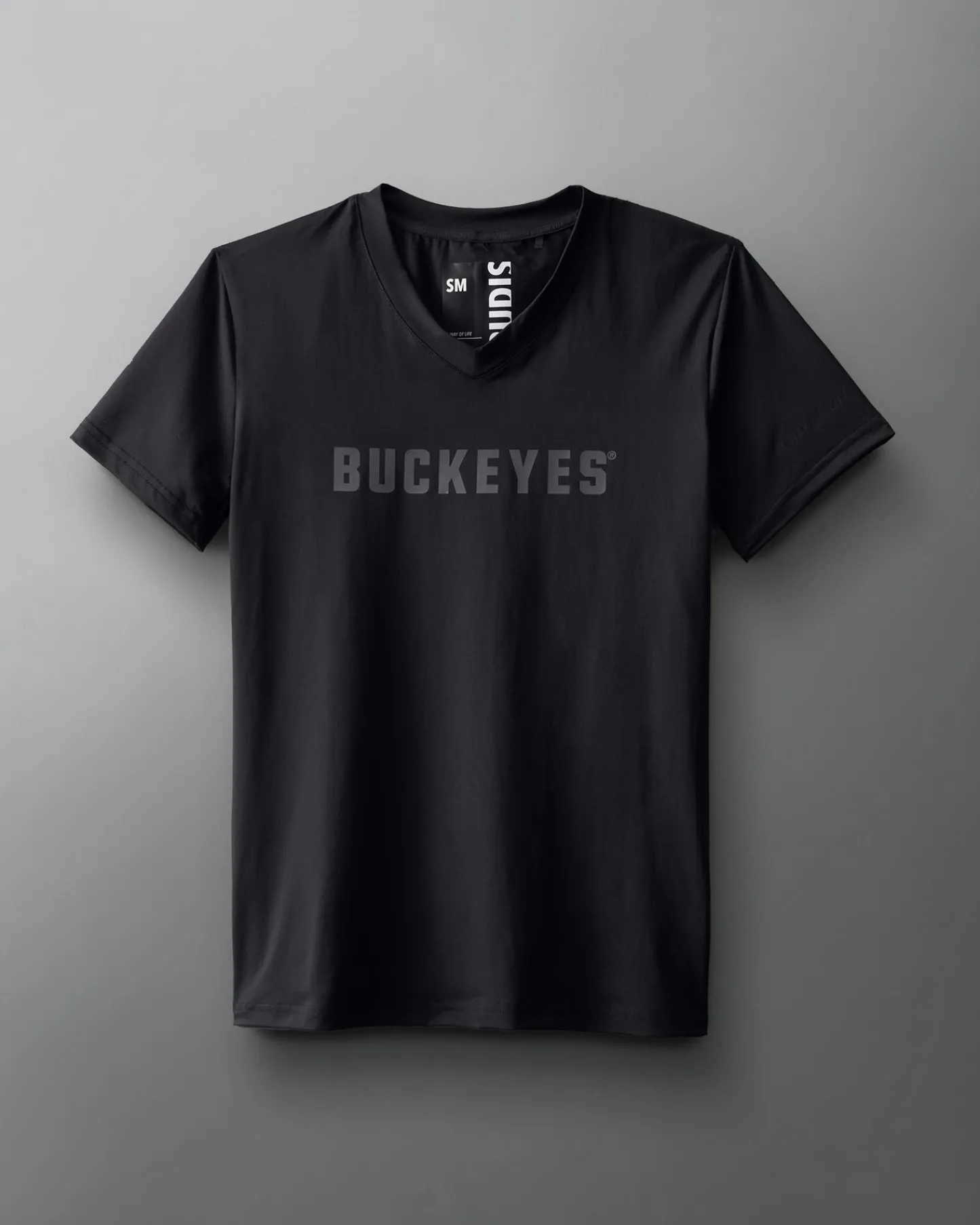 Shirts & Tees>RUDIS Buckeyes Performance Women's V-Neck T-Shirt Black