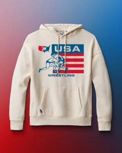 Hoodies & Pullovers|Hoodies & Pullovers>RUDIS Classic USA Wrestling Titan Heavyweight Hoodie