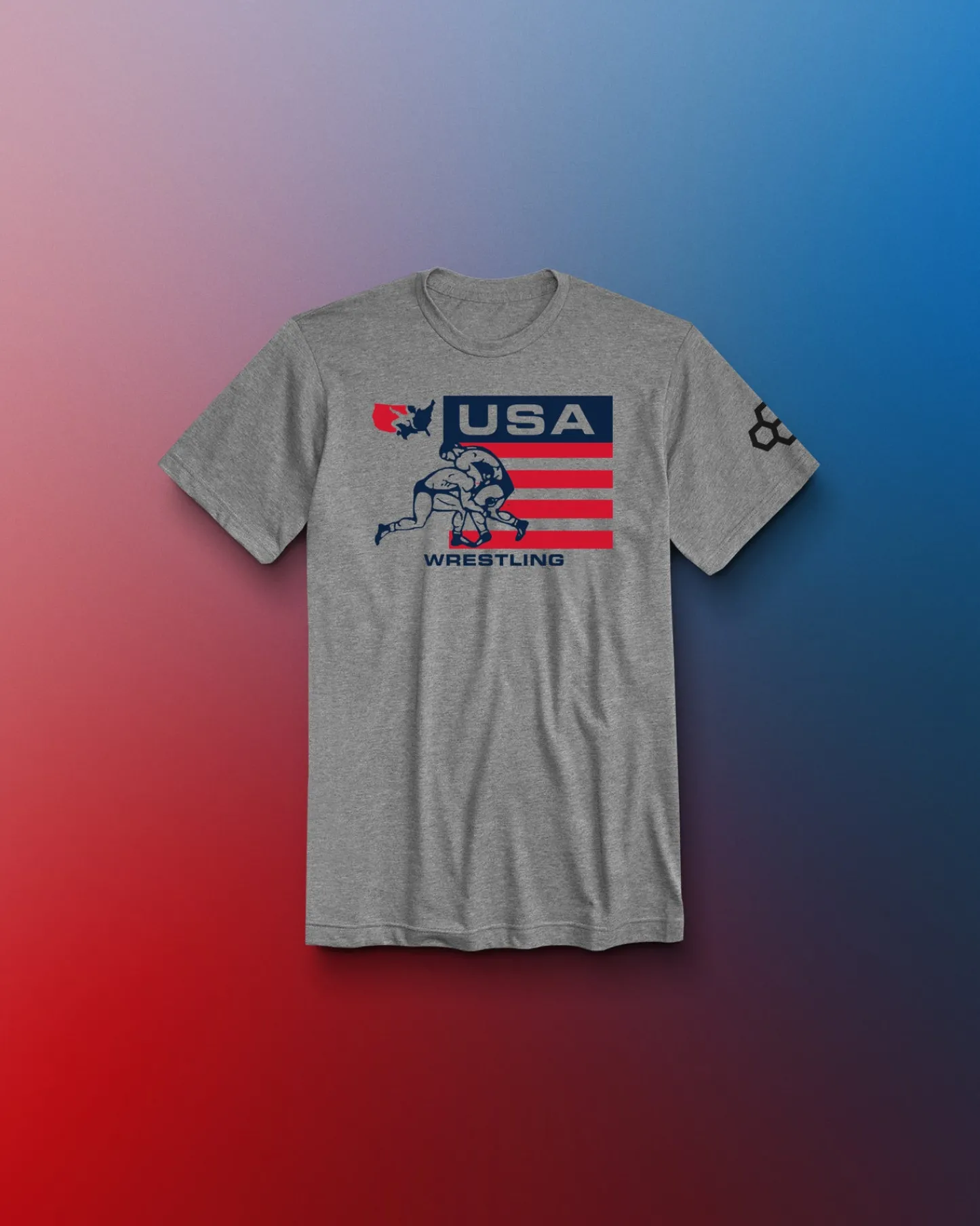 Shirts & Tees>RUDIS Classic USA Wrestling Youth Classic T-Shirt Heather Gray
