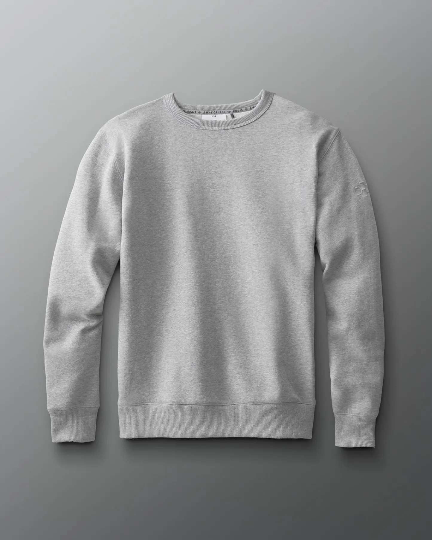 Hoodies & Pullovers|Hoodies & Pullovers>RUDIS Comfort Fleece Crewneck - Gray