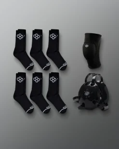Headgear|Knee Pads>RUDIS Competition Bundle - Black