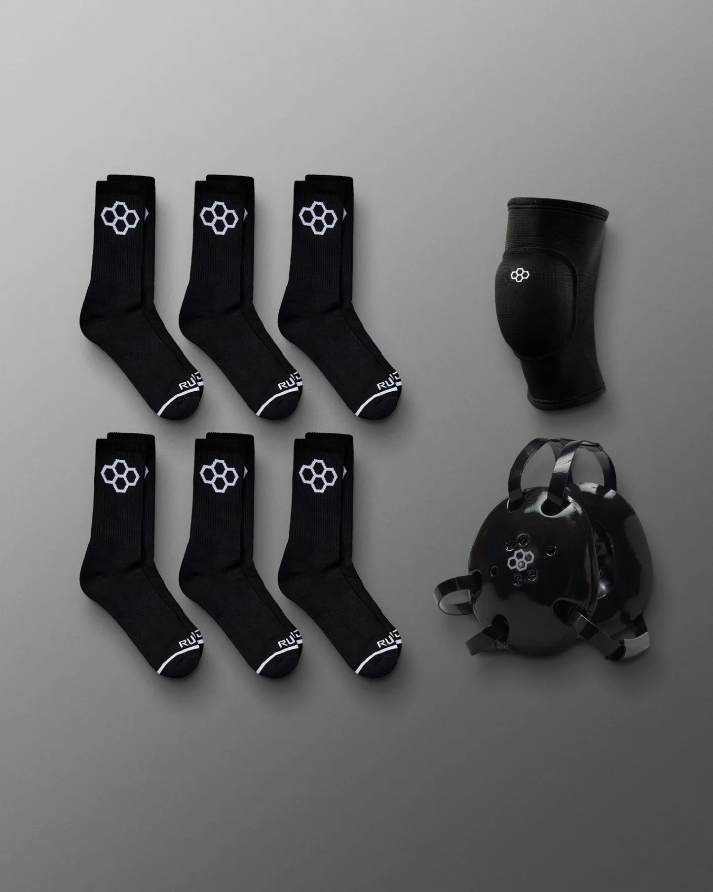 Headgear|Knee Pads>RUDIS Competition Bundle - Black