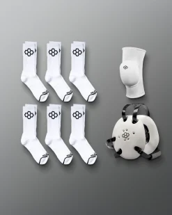 Headgear|Knee Pads>RUDIS Competition Bundle - White