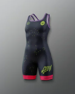 Singlets|Singlets>RUDIS Constellation Girl's Elite Singlet Orange/Blue