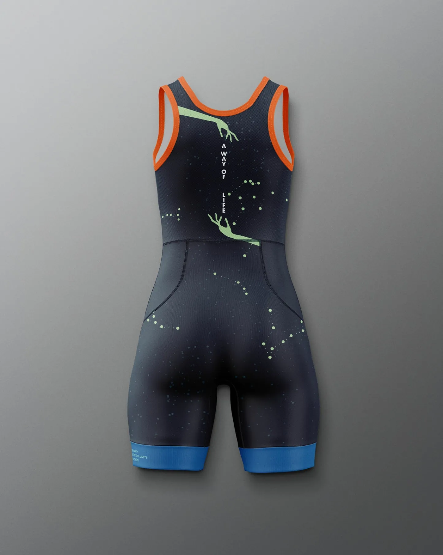 Singlets|Singlets>RUDIS Constellation Girl's Elite Singlet Orange/Blue