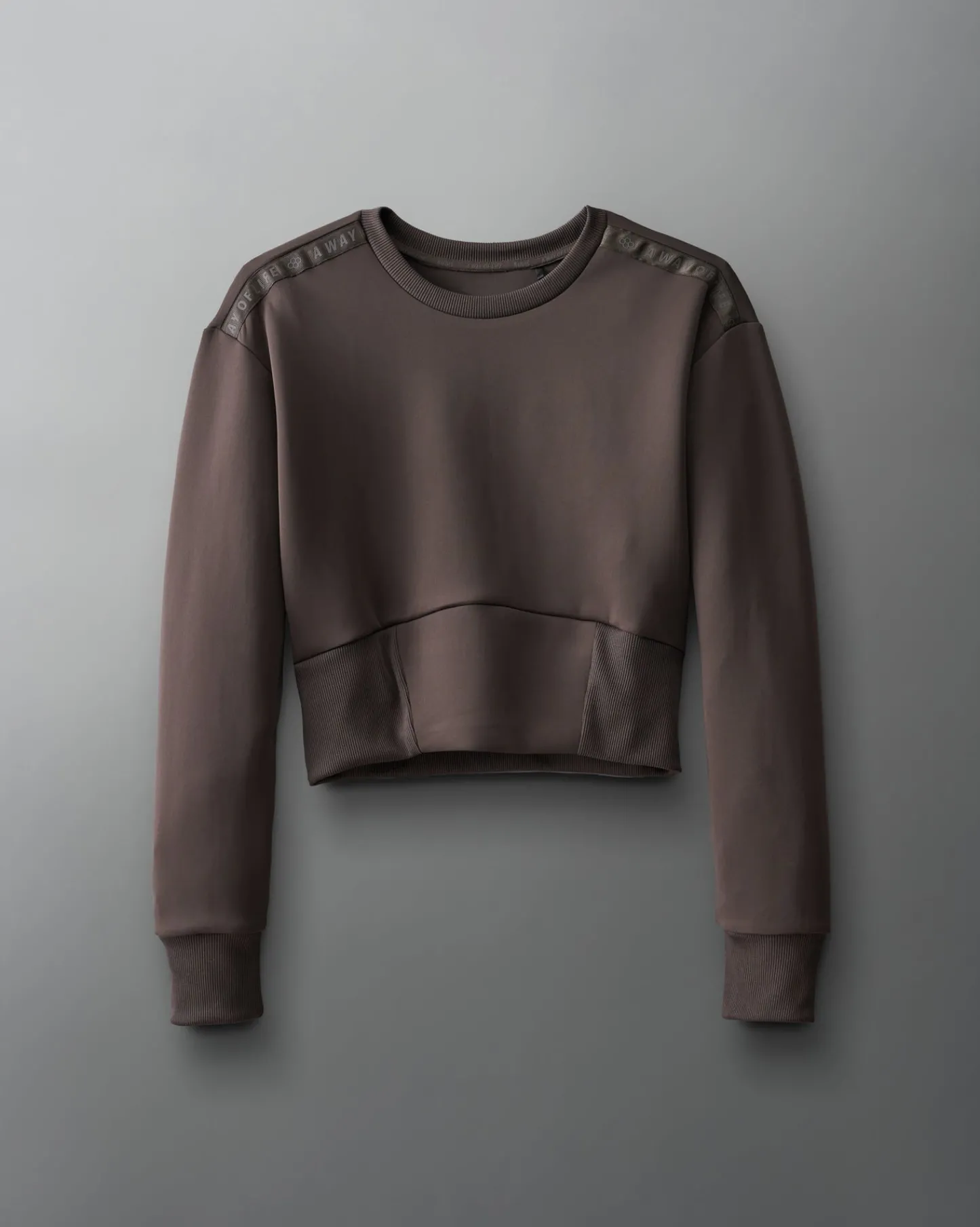Hoodies & Pullovers>RUDIS COOL-FEEL Women's Fitted Crew - Cocoa