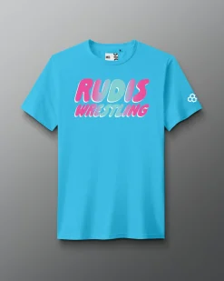 Shirts & Tees|Shirts & Tees>RUDIS Cotton Candy Classic Blend T-Shirt Neon Blue