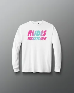 Shirts & Tees>RUDIS Cotton Candy Youth Elite Super Soft Long Sleeve White