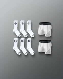 Socks & Underwear>RUDIS Essentials Youth Bundle - White