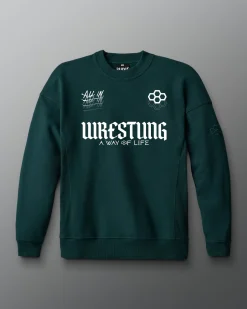 Hoodies & Pullovers|Hoodies & Pullovers>RUDIS Gothic Wrestling Titan Heavyweight Crewneck