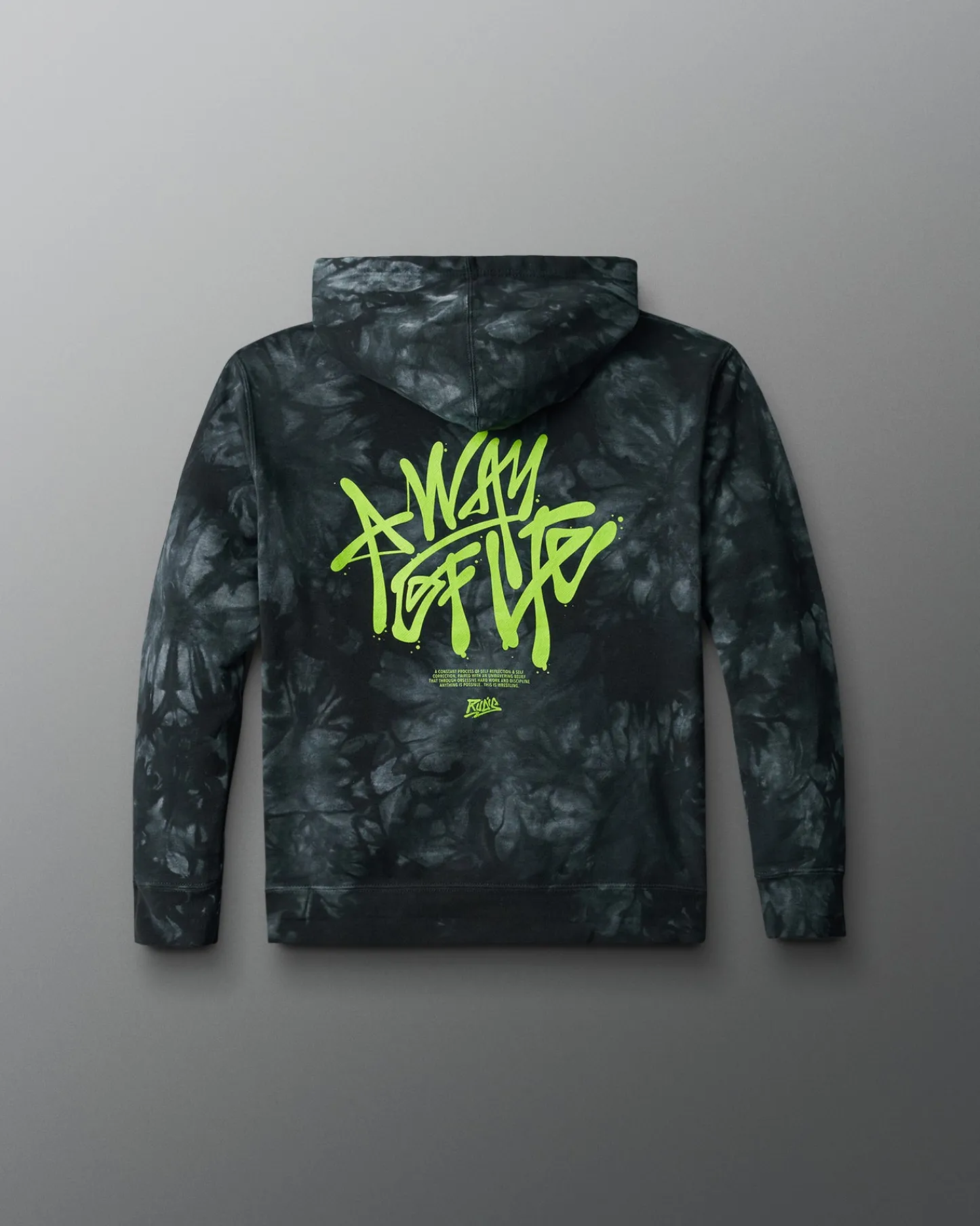 Hoodies & Pullovers>RUDIS Graffiti Wordmark Tie-Dye Youth Hoodie