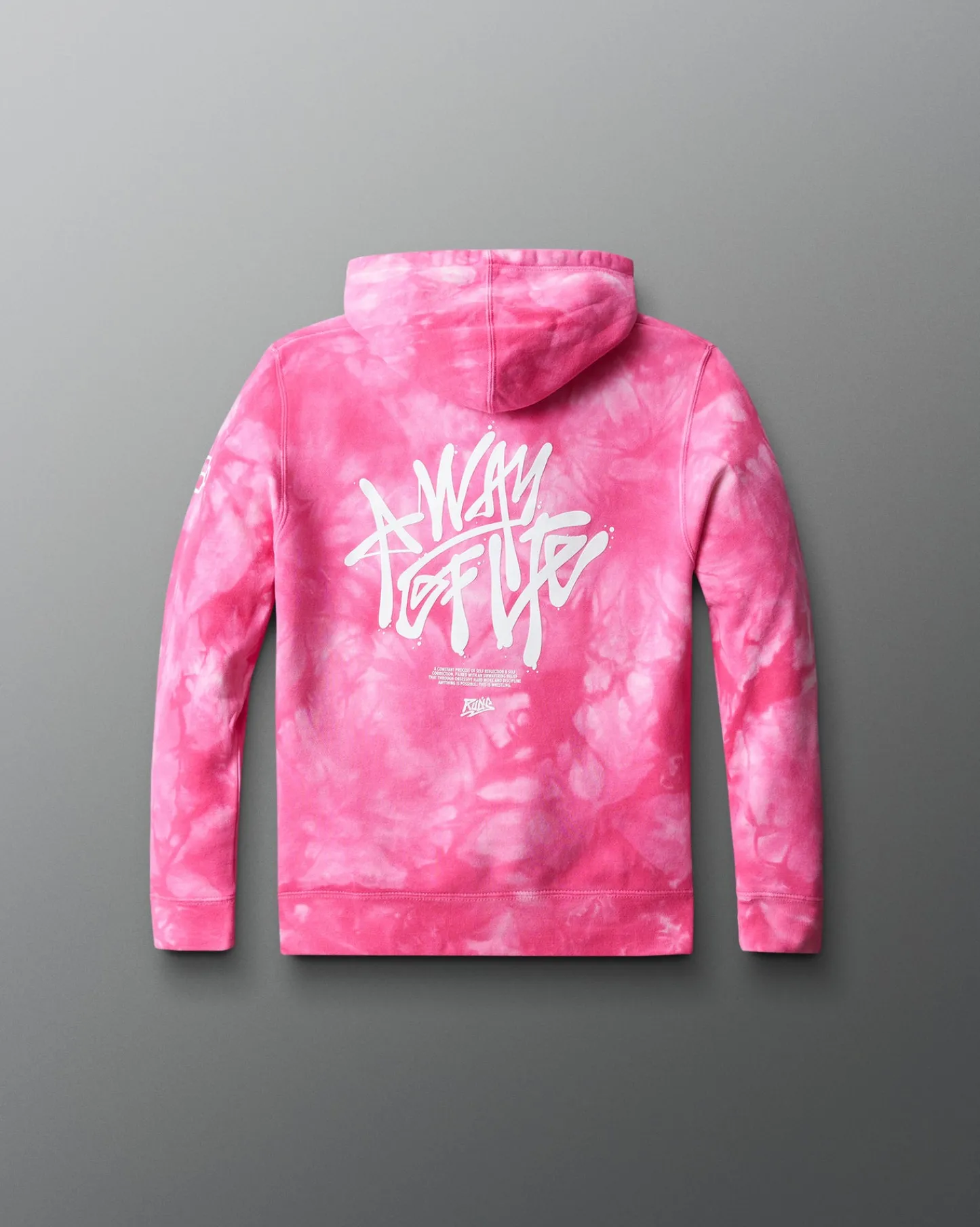 Hoodies & Pullovers>RUDIS Graffiti Wordmark Tie-Dye Youth Hoodie