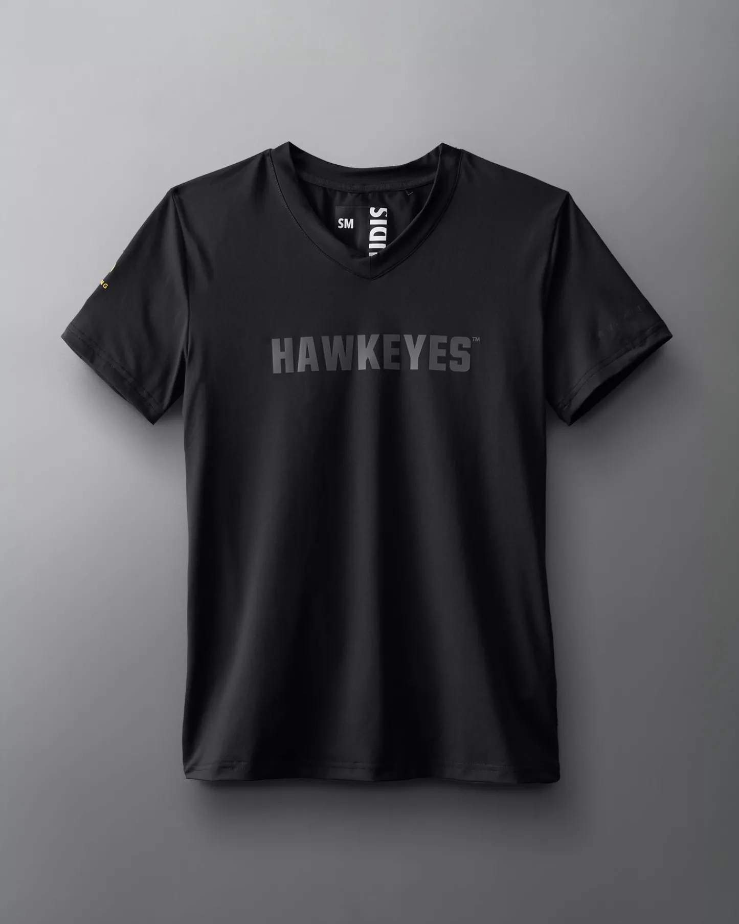 Shirts & Tees>RUDIS Hawkeyes Performance Stretch Women's V-Neck T-Shirt Black
