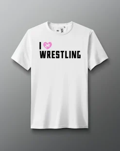Shirts & Tees|Shirts & Tees>RUDIS I Love Wrestling Super Soft T-Shirt White