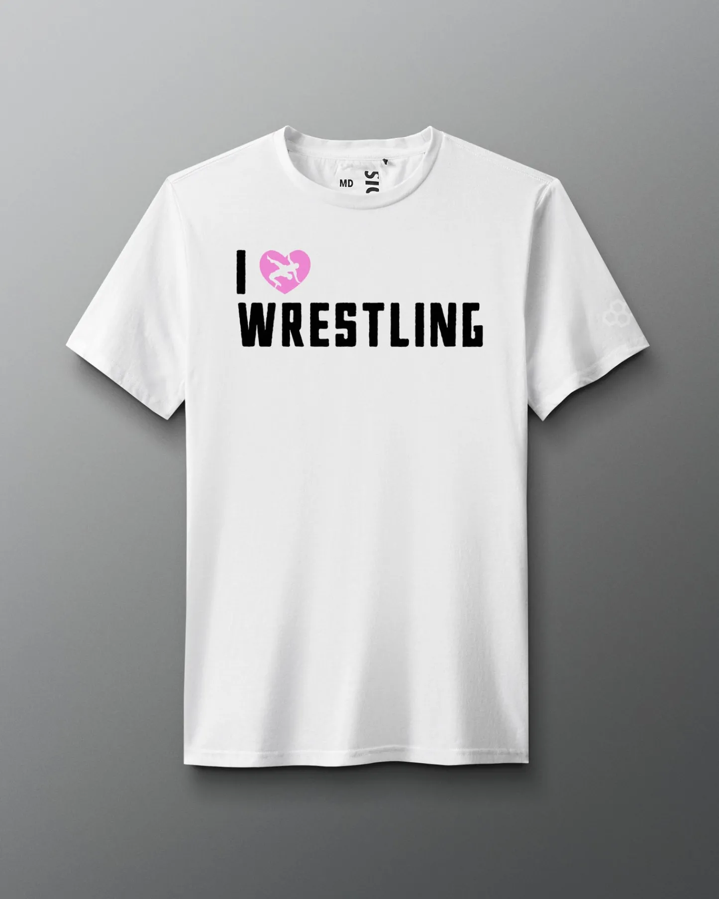 Shirts & Tees|Shirts & Tees>RUDIS I Love Wrestling Super Soft T-Shirt White