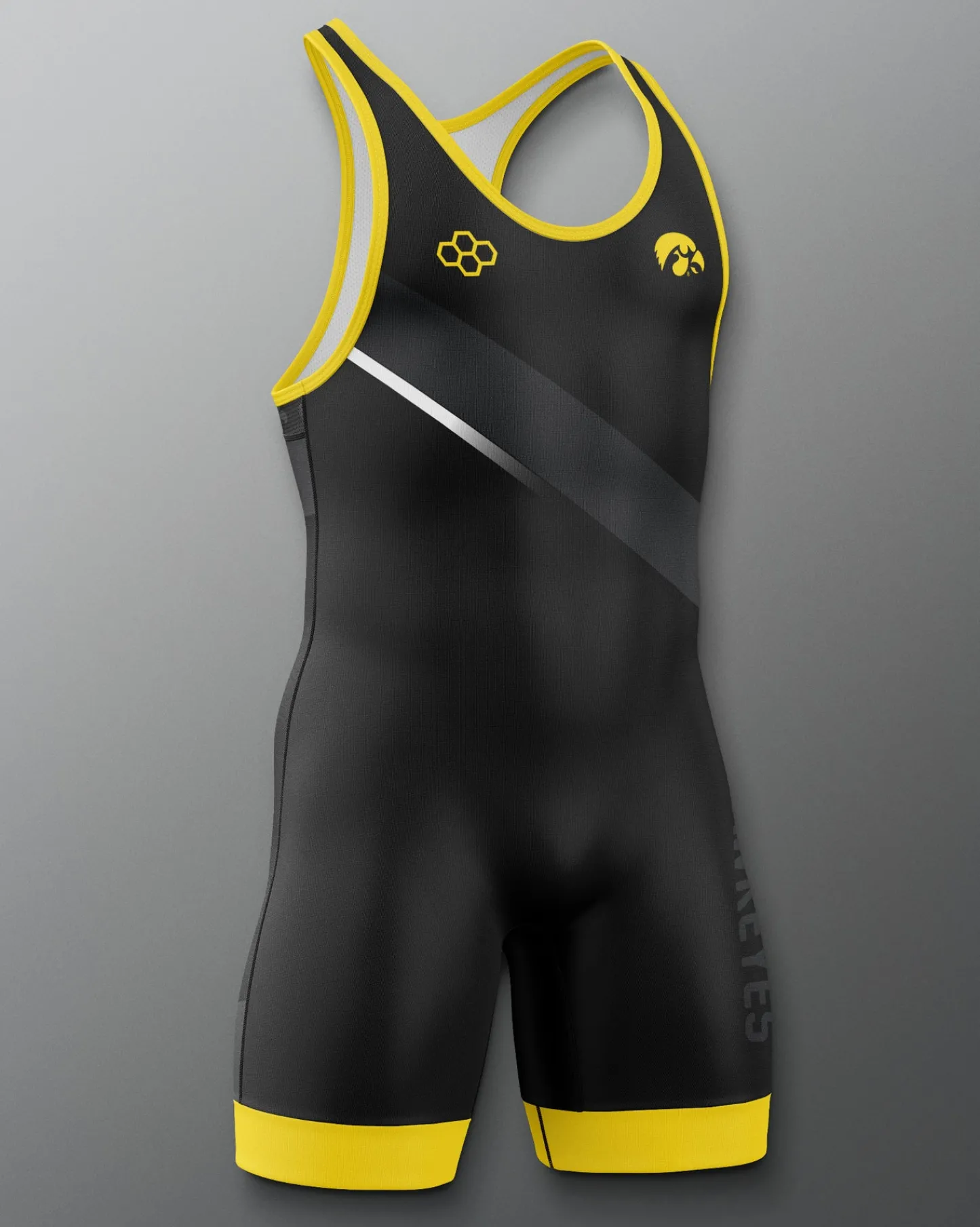 Singlets|Singlets>RUDIS Iowa Hawkeyes Elite 2.0 Singlet Black