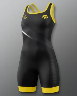 Singlets|Singlets>RUDIS Iowa Hawkeyes Women's Elite 2.0 Singlet Black