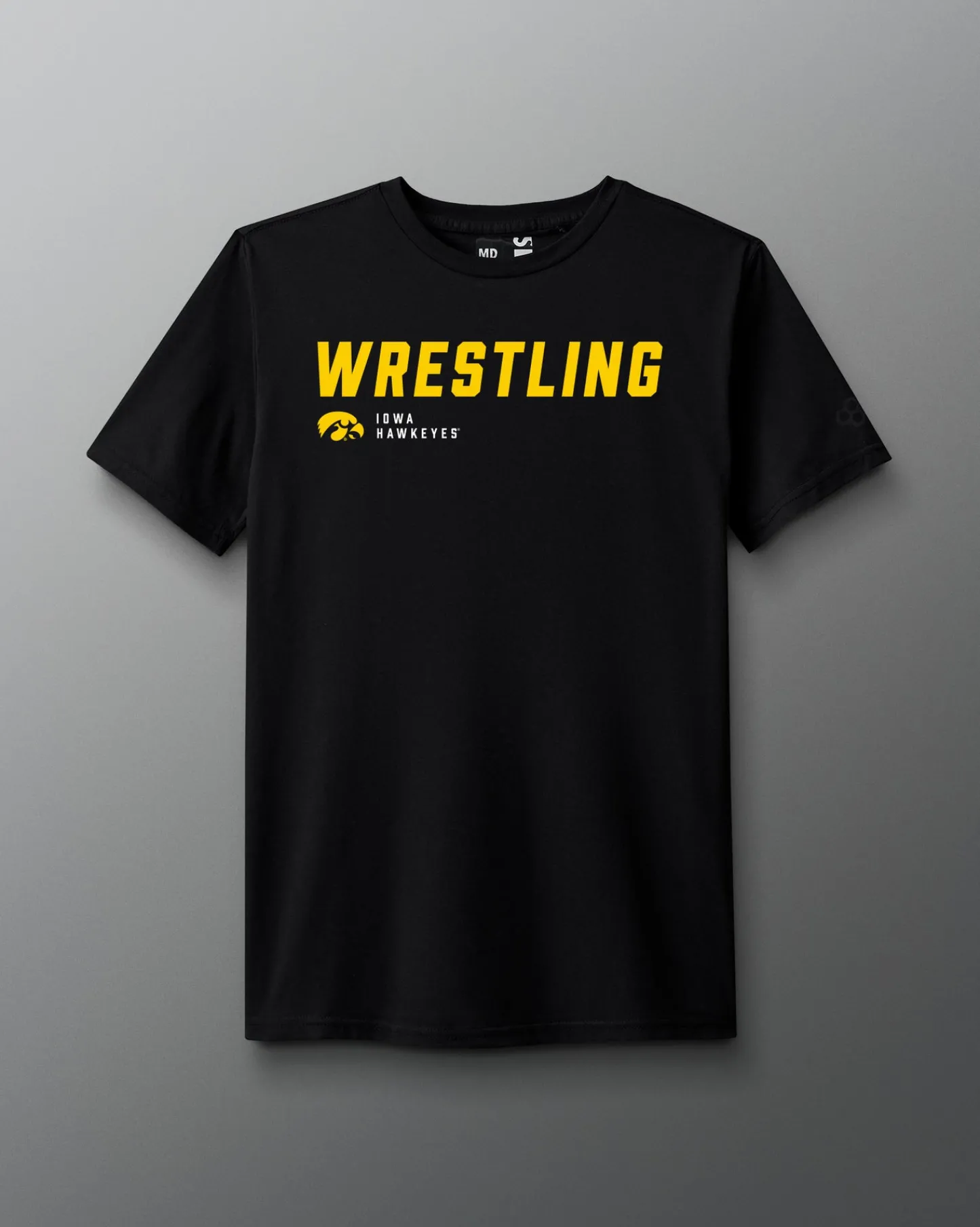 Shirts & Tees|Shirts & Tees>RUDIS Iowa Hawkeyes Wrestling Slanted T-Shirt Black