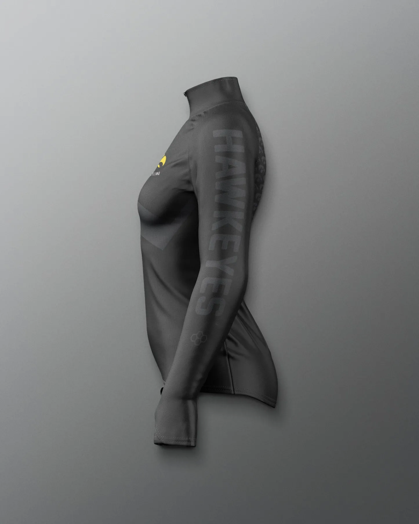 Jackets & 1/4 Zips>RUDIS Iowa Wrestling Sublimated Women's Elite 1/4 Zip Black
