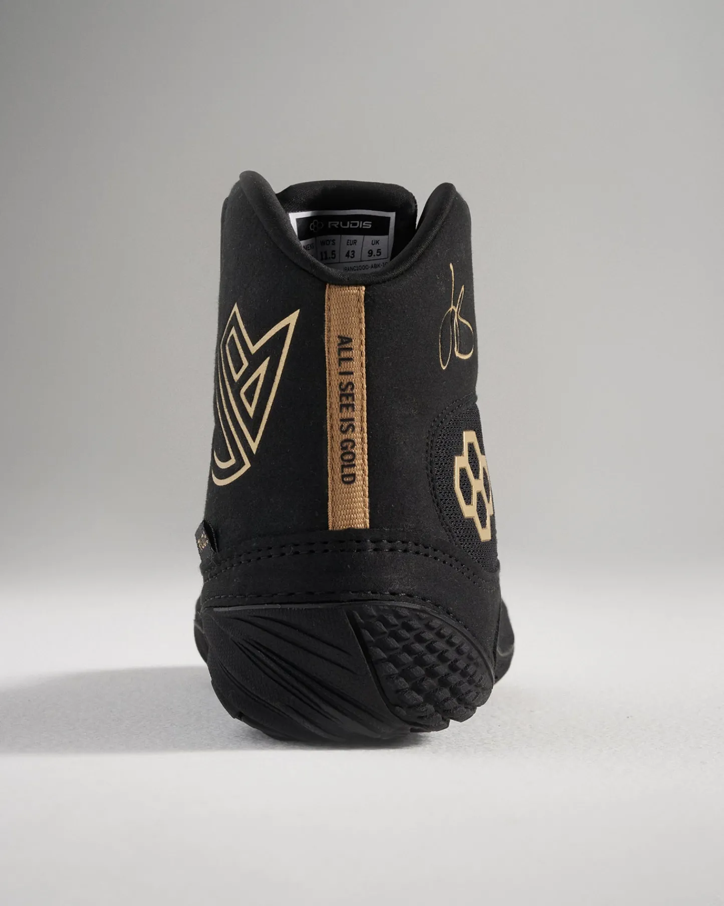 Wrestling Shoes|Wrestling Shoes>RUDIS JB1 Adult Wrestling Shoes - ALLISEEISGOLD