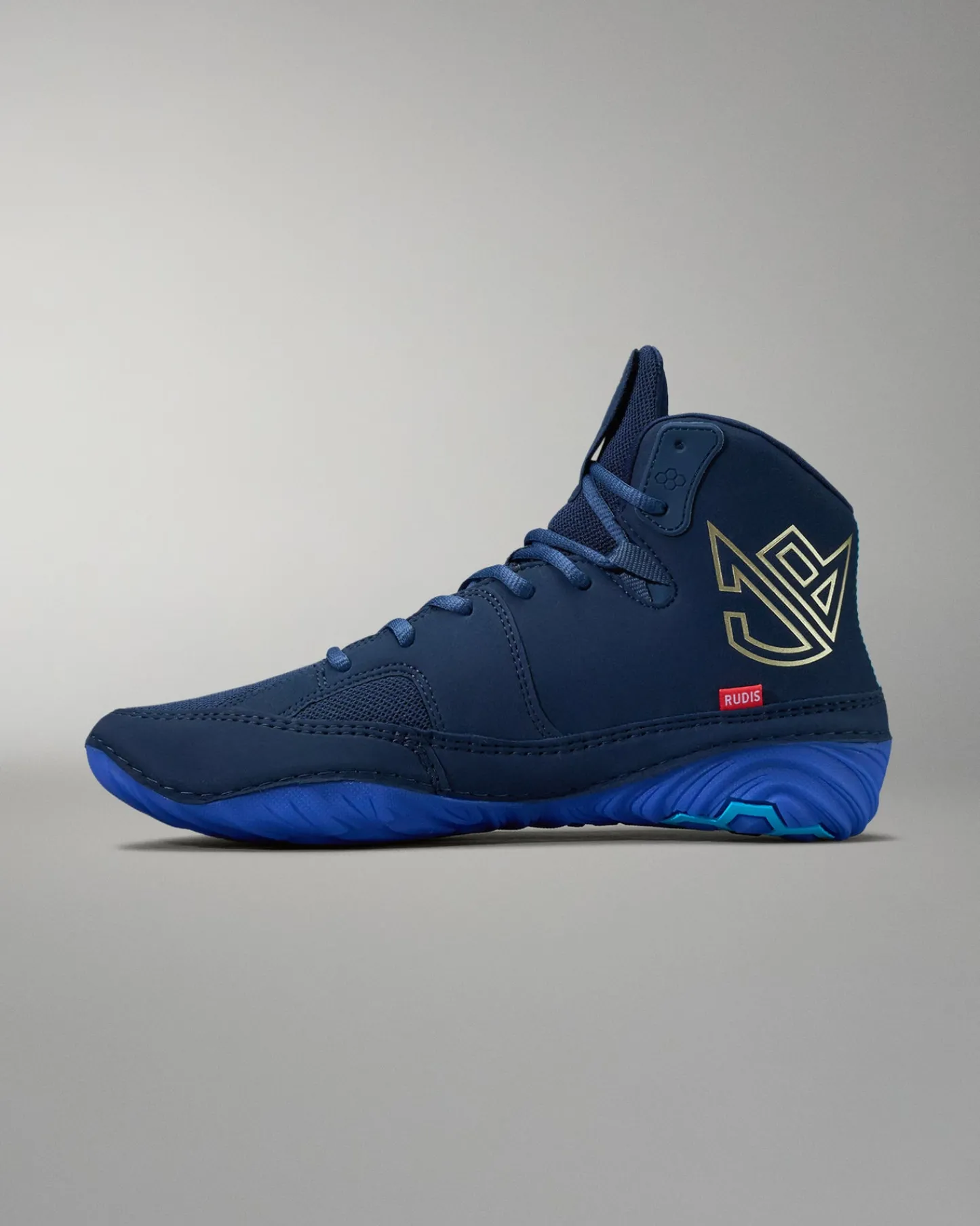 Wrestling Shoes|Wrestling Shoes>RUDIS JB1 Adult Wrestling Shoes - Electric Blue