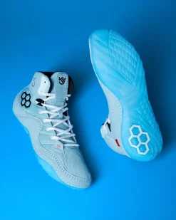 Wrestling Shoes|Wrestling Shoes>RUDIS JB1 Adult Wrestling Shoes - Ice Blue