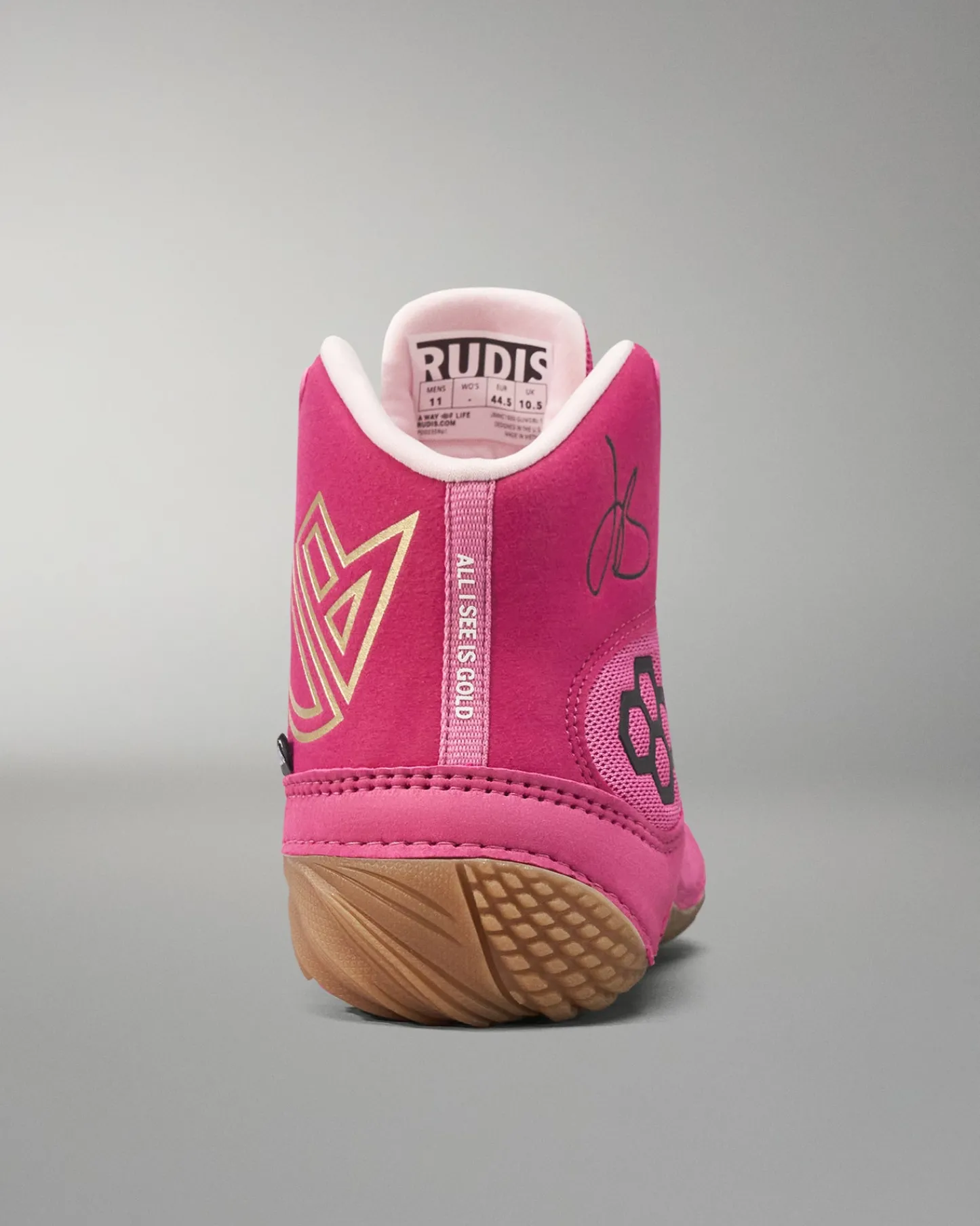 Wrestling Shoes|Wrestling Shoes>RUDIS JB1 Adult Wrestling Shoes - Gum Doubles