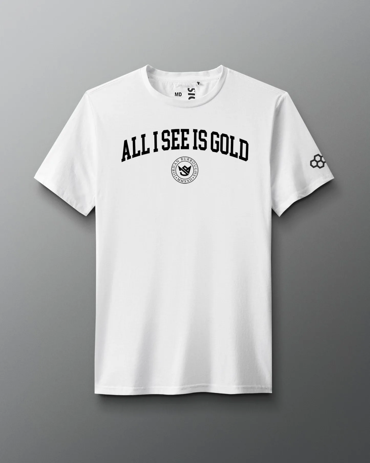 Shirts & Tees|Shirts & Tees>RUDIS JB All I See Is Gold Academy Elite Super Soft T-Shirt White