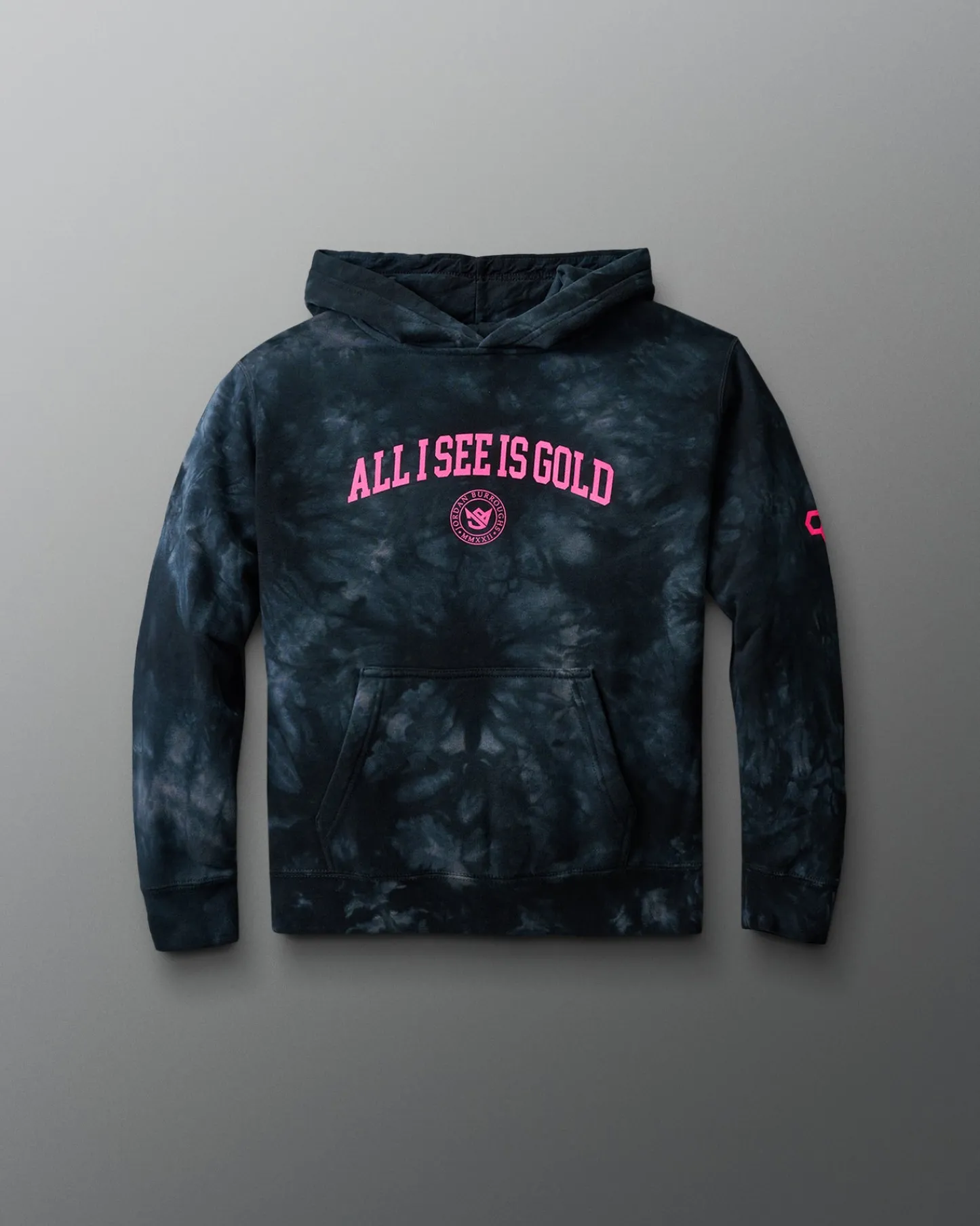 Hoodies & Pullovers>RUDIS JB All I See Is Gold Academy Youth Tie Dye Hoodie Black Tie Dye