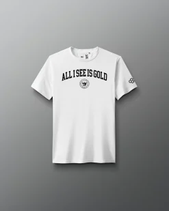 Shirts & Tees>RUDIS JB All I See Is Gold Academy Youth Elite Super Soft T-Shirt White