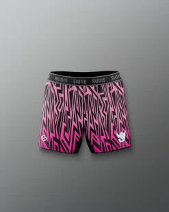 Shorts & Bottoms>RUDIS JB Shock Vice Girl's Elite Sublimated Shorts Pink