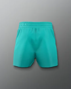 Shorts & Bottoms|Shorts & Bottoms>RUDIS JB South Beach Wave Elite Sublimated Shorts Teal