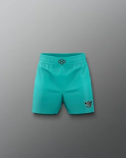Shorts & Bottoms>RUDIS JB South Beach Wave Youth Elite Sublimated Shorts Teal