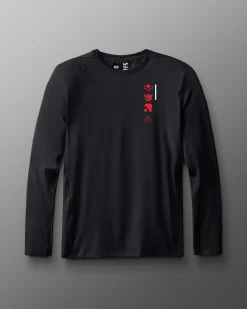 Shirts & Tees|Shirts & Tees>RUDIS JB Ultra Performance Heather Long Sleeve Heather Black