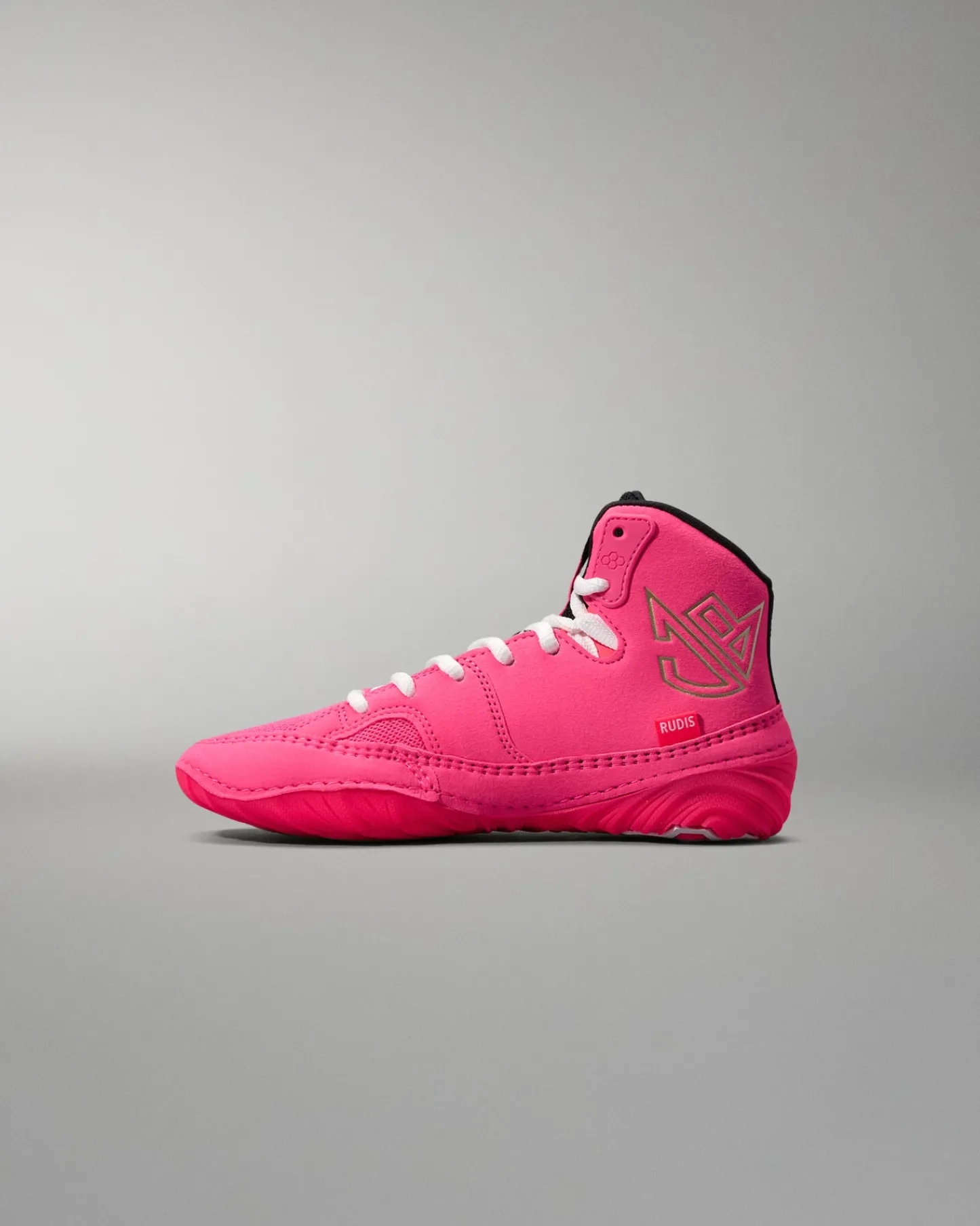 Wrestling Shoes|Wrestling Shoes>RUDIS JB1 Youth Wrestling Shoes - Flamingo Pink