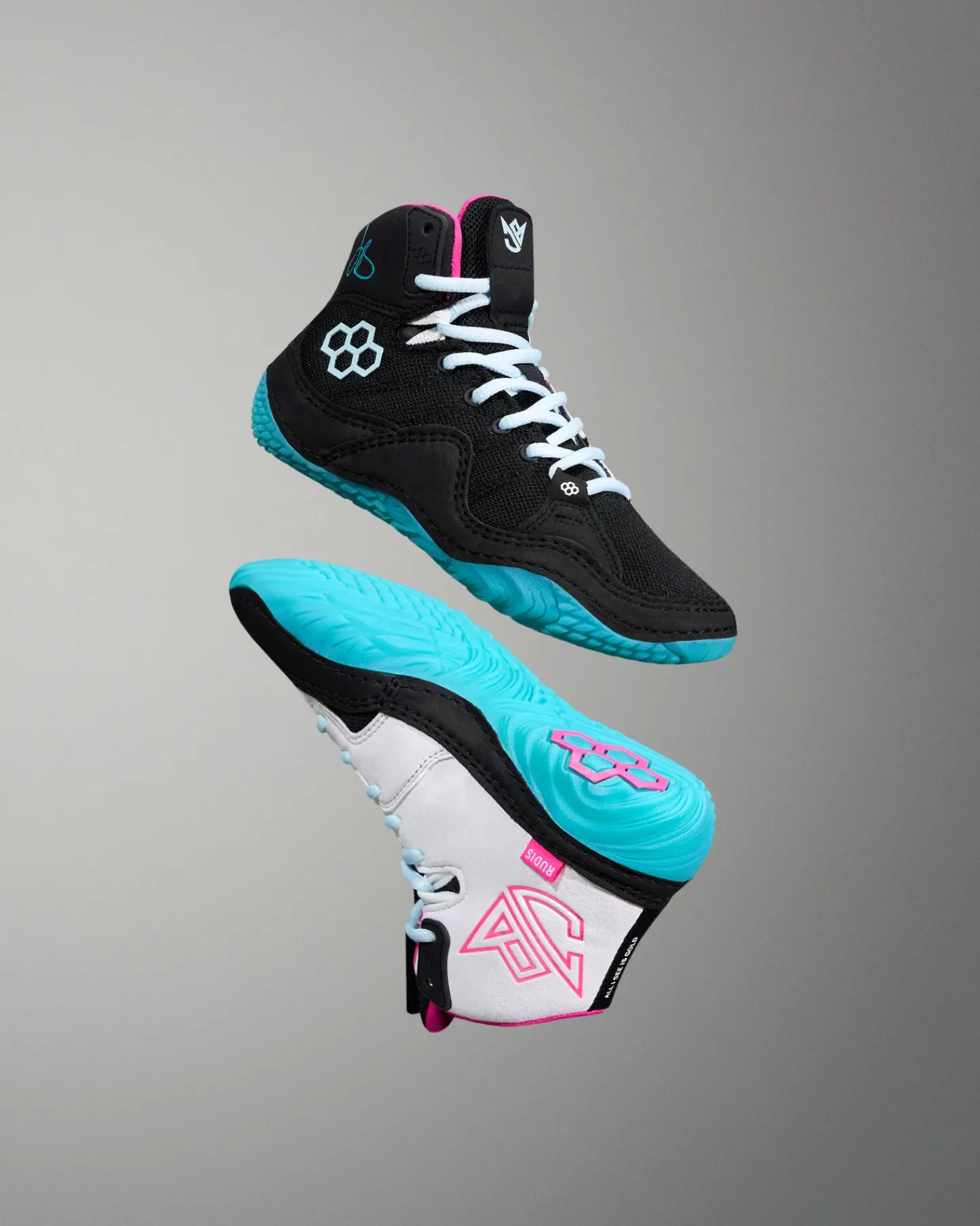 Wrestling Shoes|Wrestling Shoes>RUDIS JB1 Youth Wrestling Shoes - South Beach