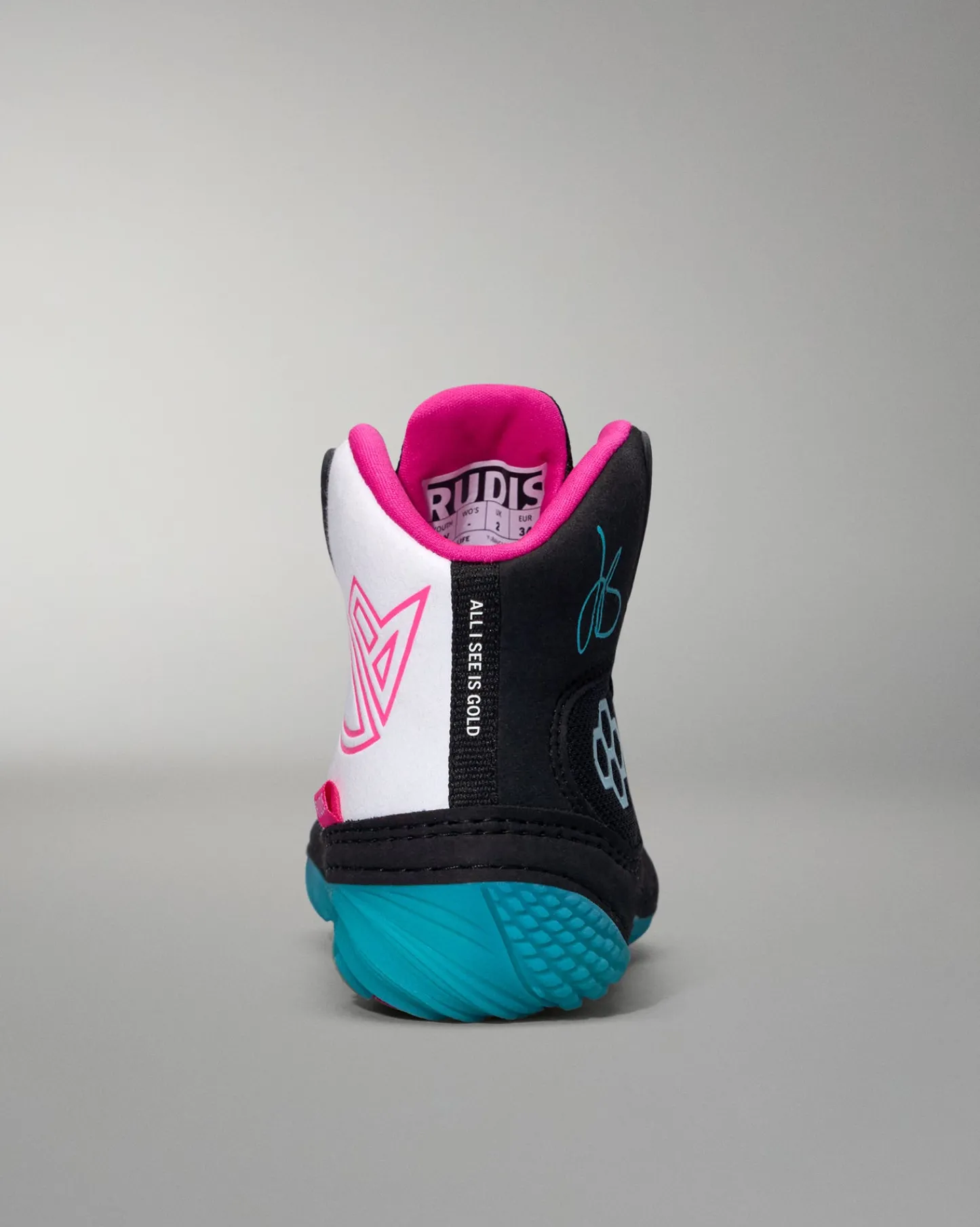 Wrestling Shoes|Wrestling Shoes>RUDIS JB1 Youth Wrestling Shoes - South Beach