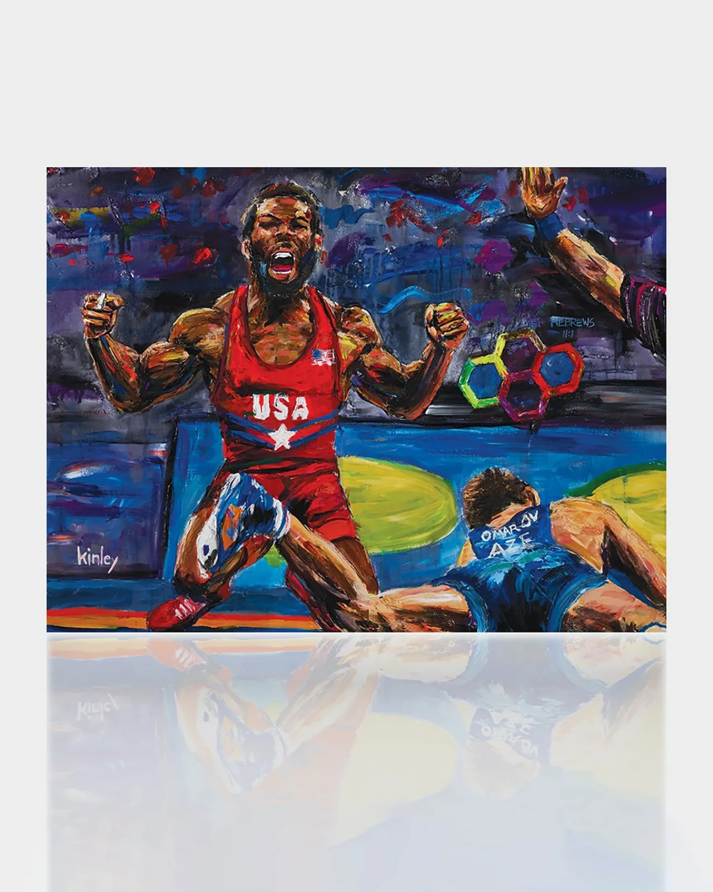 Accessories|Accessories>RUDIS Jordan Burroughs Art Poster