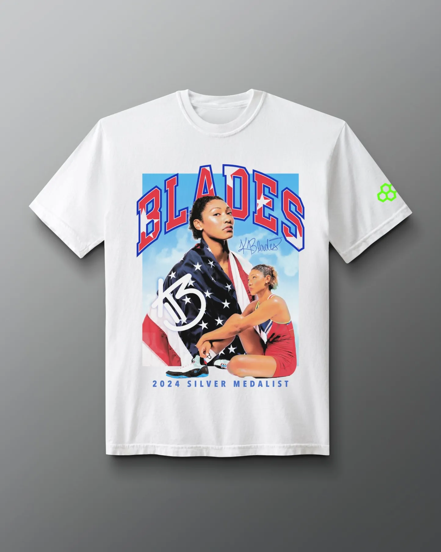 Shirts & Tees>RUDIS Kennedy Blades Luminary Heavyweight T-Shirt White