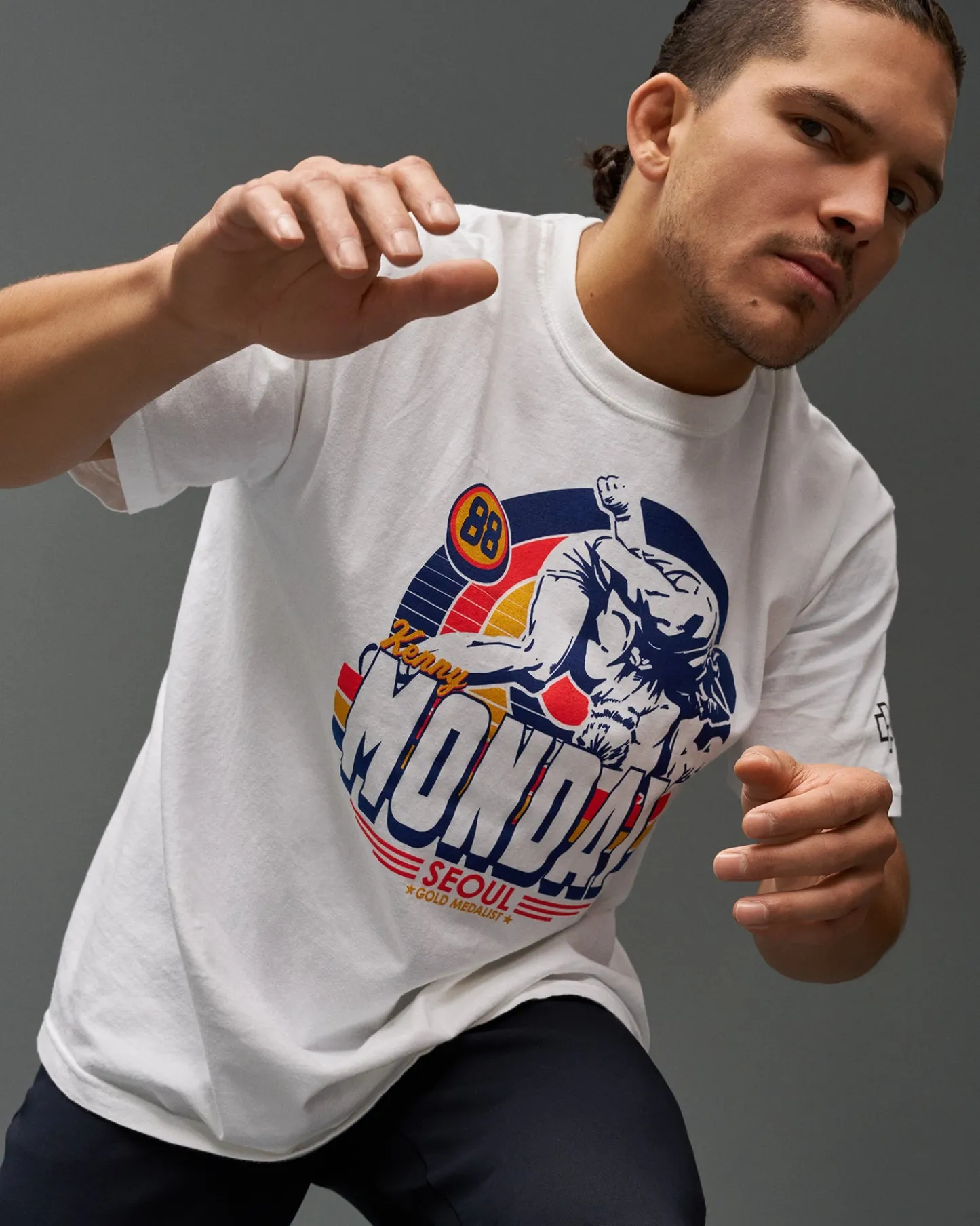 Shirts & Tees|Shirts & Tees>RUDIS Kenny Monday 88 Vintage Heavyweight T-Shirt White